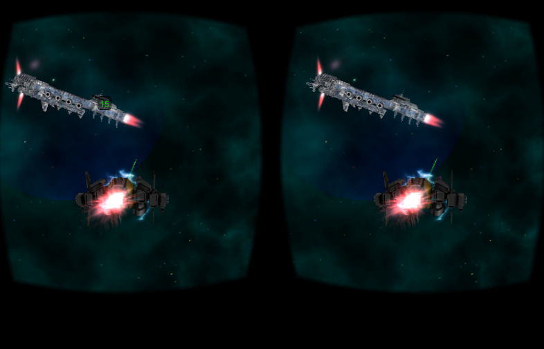 screenshot 1 Cardboard 3D VR Space FPS game content image